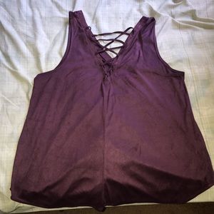 V Neck Cross String Blouse